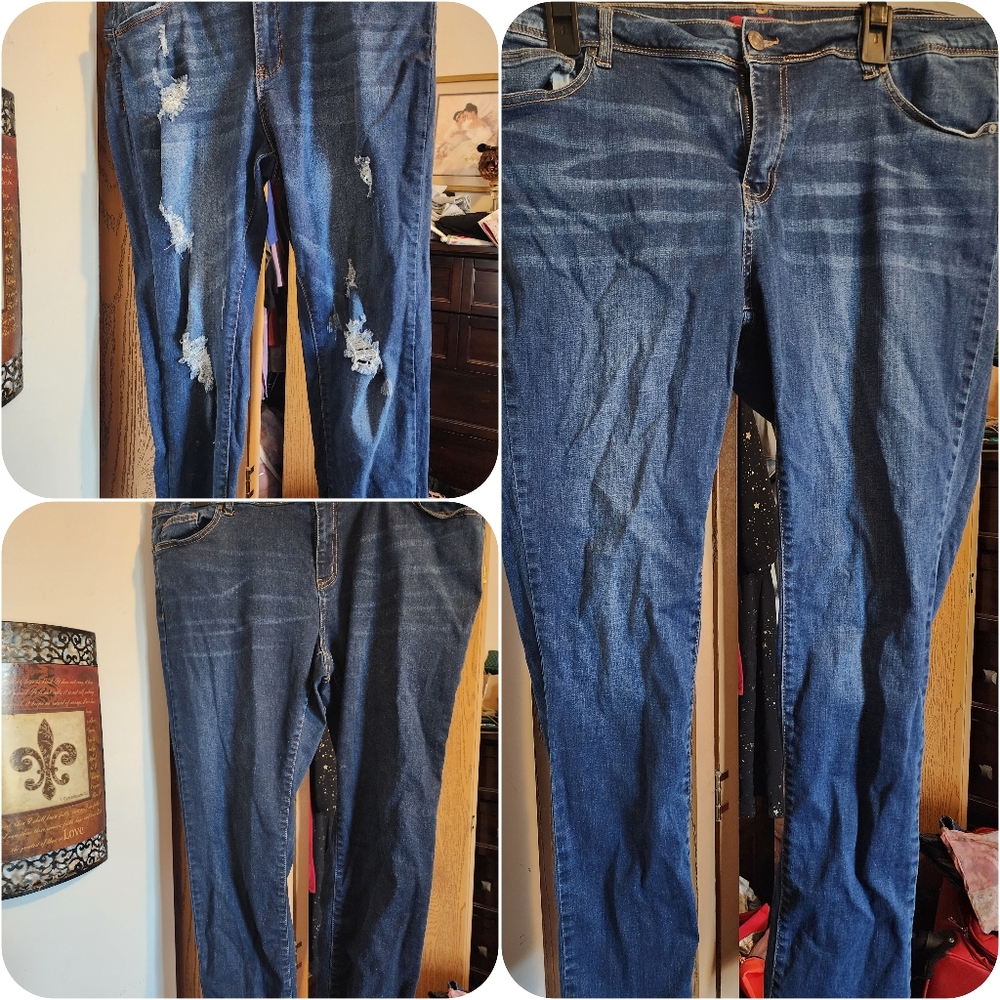 Wax Stretch Jeans